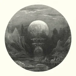 Gustave Doré Illustration für Coleridges Rime of the Ancient Mariner