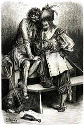 Illustration für den Kapitän Fracasse