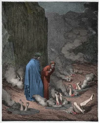 Inferno, 19. Gesang: Dante weist Papst Nikolaus III. zurecht
