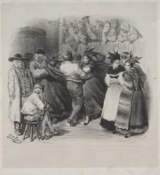 Musikalische Werke von Ernest Doré: Souvenir von Elsass, Elsässischer Tanz - Titelseite