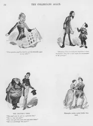 Humorvolle und groteske Skizzen von Gustave Doré