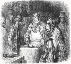 Der Metzger - Newport Market Alley, 1872
