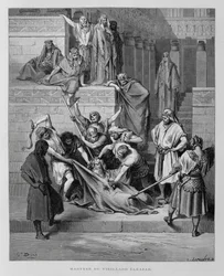 Das Martyrium des Eleazar, Illustration aus der Dore-Bibel