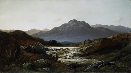 Wildbach im schottischen Hochland