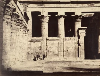 Tempel von Edfu, 1867