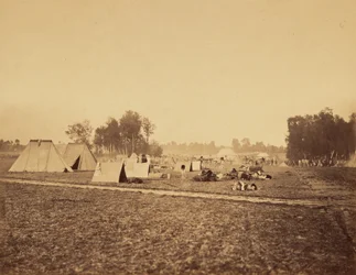 Zelte und militärische Ausrüstung, Camp de Chalons