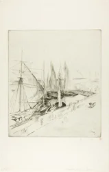 Fischerboote von Tréport