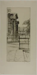 Ruinen der alten Tuilerien, Paris