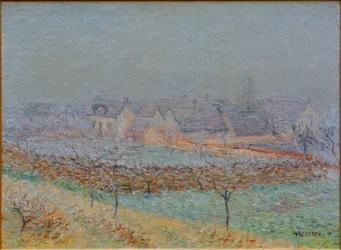 Das Dorf im Frühling – Tal der Seine bei Damps