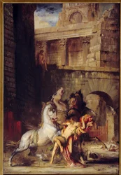 Diomedes von seinen Pferden verschlungen