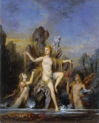 Venus, die aus dem Meer steigt