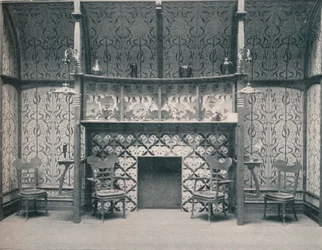 Ingle-Nook entworfen von G. Serruier, 1898