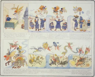 1. WK / Weihnachten 1916 / französische Karikatur