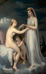 Juno leiht sich den Gürtel der Venus, ca. 1771