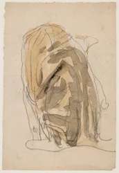 Katze, die sich wäscht, 1896-1939