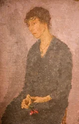 Frau mit einer Blume, 1908-1922