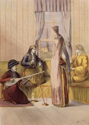 Eine armenische Braut, graviert von Charles Parsons, 1862