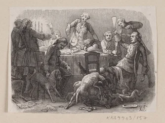 Illustration zu "Alt paa sin rette Plads" in H.C. Andersen, "Märchen und Geschichten", Band 2