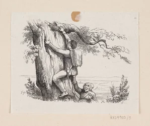 Illustration zu "Das Feuerzeug" in H.C. Andersen, "Märchen und Geschichten", Band 1