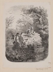 Illustration zu "Ib und kleine Christine" in H.C. Andersen, "Märchen und Geschichten", Band 2