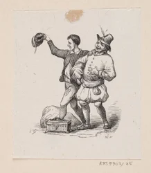 Illustration zu "Des Kaisers neue Kleider" in H.C. Andersen, "Märchen und Geschichten", Band 1