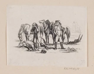 Illustration zu "Lille Claus og store Claus" in H.C. Andersen, "Märchen und Geschichten", Band 1