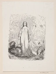 Illustration zu "Der Garten des Paradieses" in H.C. Andersen, "Märchen und Geschichten", Band 1