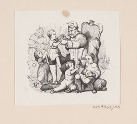 Illustration zu "Reisekammeraten" in H.C. Andersen, "Märchen und Geschichten", Band 1