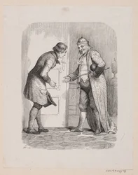 Illustration zu "Reisekammeraten" in H.C. Andersen, "Eventyr og Historier", Band 1