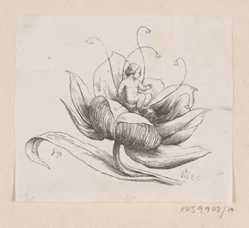 Illustration zu "Däumelinchen" in H.C. Andersen, "Märchen und Geschichten", Band 1