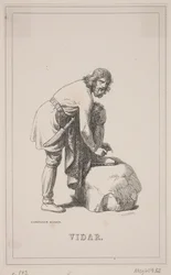 Vidar. Illustration zu Fabricius