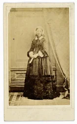 Carte de visite von Florence Nightingale, ca. 1858