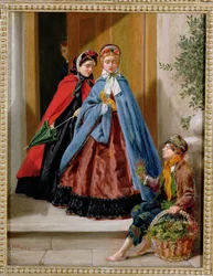 Die Blumenverkäuferin, 1862
