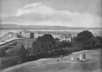 Exmouth, vom Leuchtturm, ca. 1896