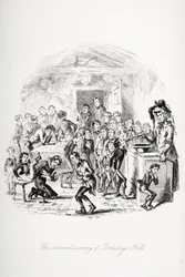 Illustration für Charles Dickens