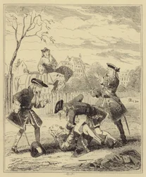 Duell zwischen Lord Mahon und dem Herzog von Hamilton