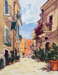 Altstadt, Bari, Italien, um 2024