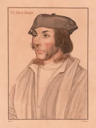 Sir Thomas Elyot, englischer Diplomat und Gelehrter, 1812 (Gravur)
