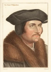 Sir Thomas More, Lordkanzler von König Heinrich VIII., 1812 (Gravur)