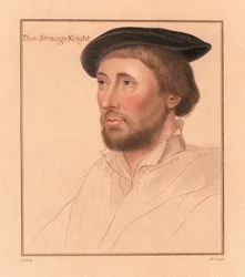Sir Thomas le Strange von Hunstanton, High Sheriff von Norfolk, 1812 (Gravur)