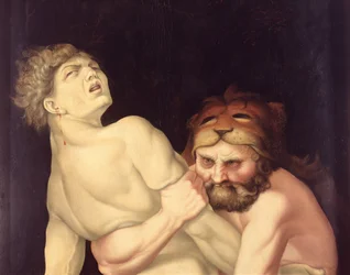 Herkules und Antäus, 1531 (Detail)