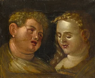 Männlicher und weiblicher Kopf