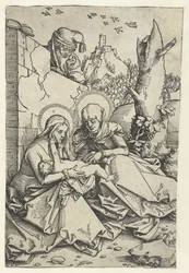 Maria und Kind mit Anna und Josef Anna zu dritt und Josef