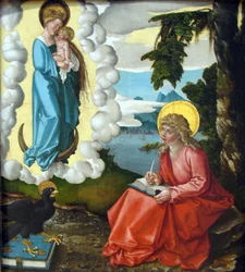 Der heilige Johannes der Evangelist auf Patmos