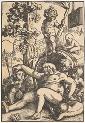 Der trunkene Bacchus, ca. 1520