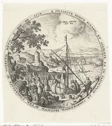 Christus predigt am Ufer des Sees