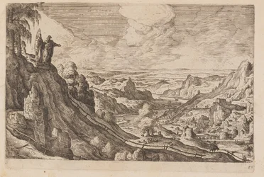 Tafel 21, aus Landschaften mit Szenen aus dem Alten und Neuen Testament und Ovids Metamorphosen