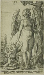 Amor bringt Venus eine Honigwabe