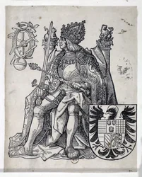 Der Kaiser Maximilian, ca. 1509-1512 (Gravur)