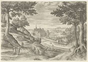 Ansicht des Klosters von Zevenborren